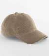BB692 B692 Beechfield Corduroy Dad Cap Sand colour image